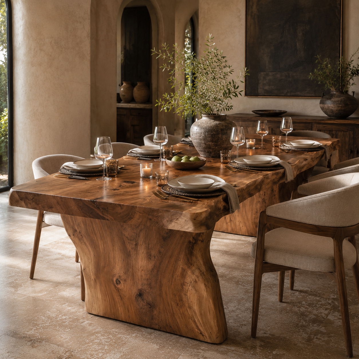 Canyon Rounded Dining Table - Design 013 - product image 07