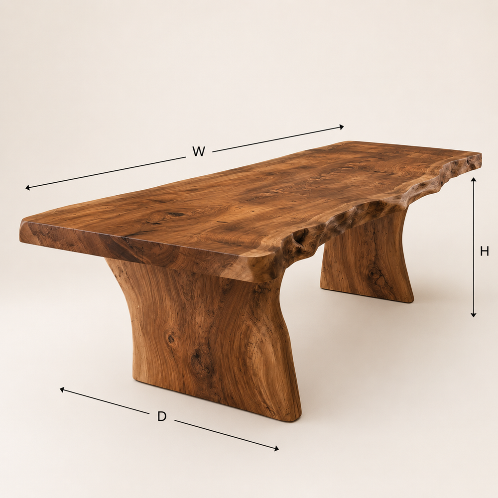 Canyon Rounded Dining Table - Design 013 - product image 08