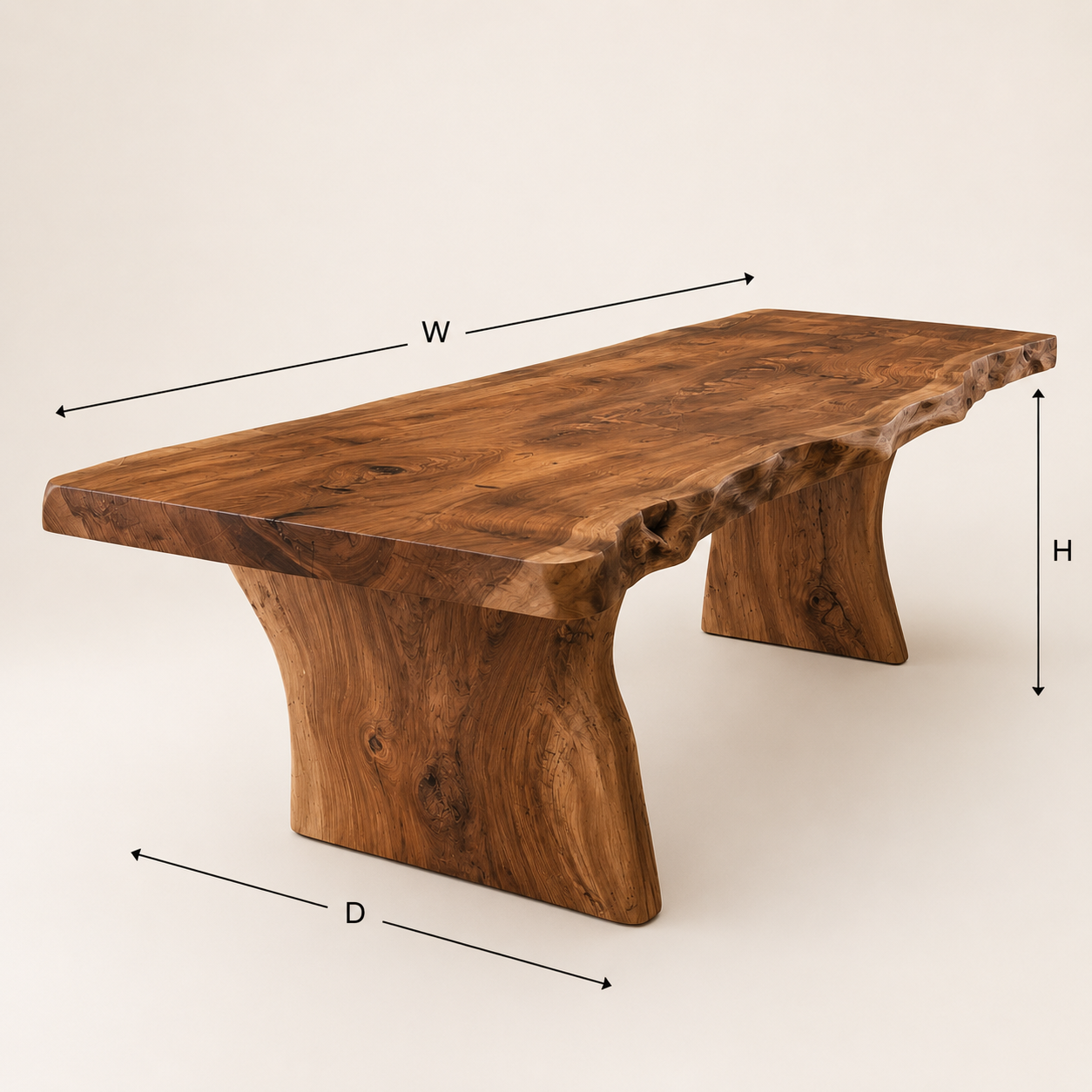 Canyon Rounded Dining Table - Design 013 - product image 08