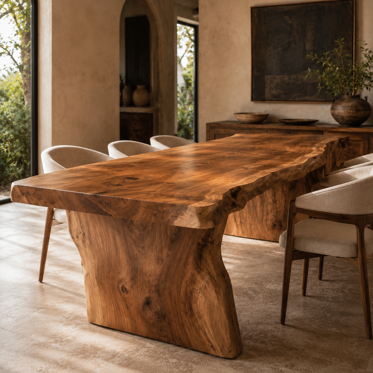 Canyon Rounded Dining Table - Design 013 - product image 09