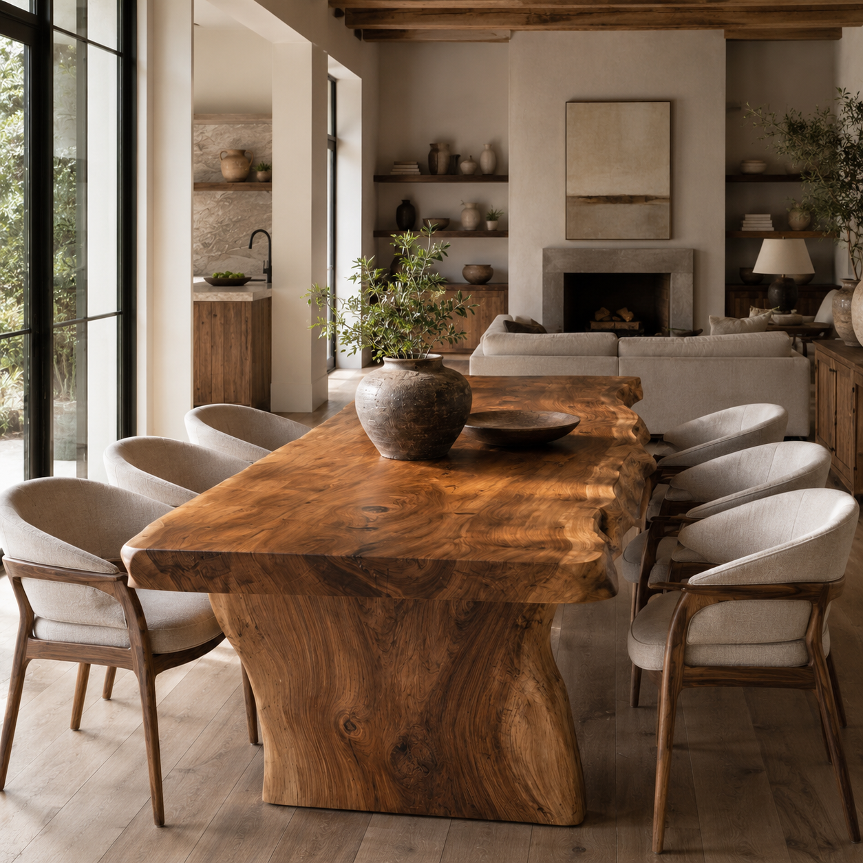Canyon Rounded Dining Table - Design 013 - product image 10