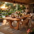 Briar Soft Edge Dining Table - Design 016 - main view