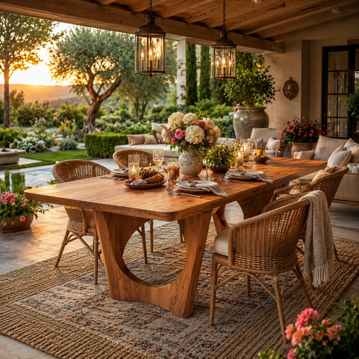 Briar Soft Edge Dining Table - Design 016 - main view