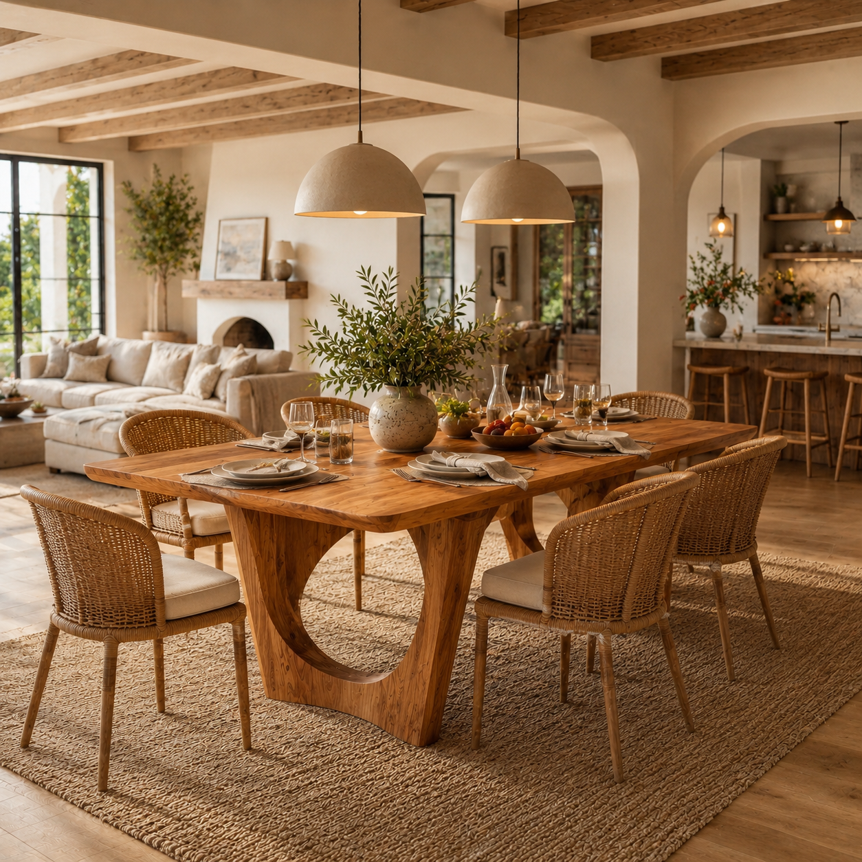 Briar Soft Edge Dining Table - Design 016 - product image 04