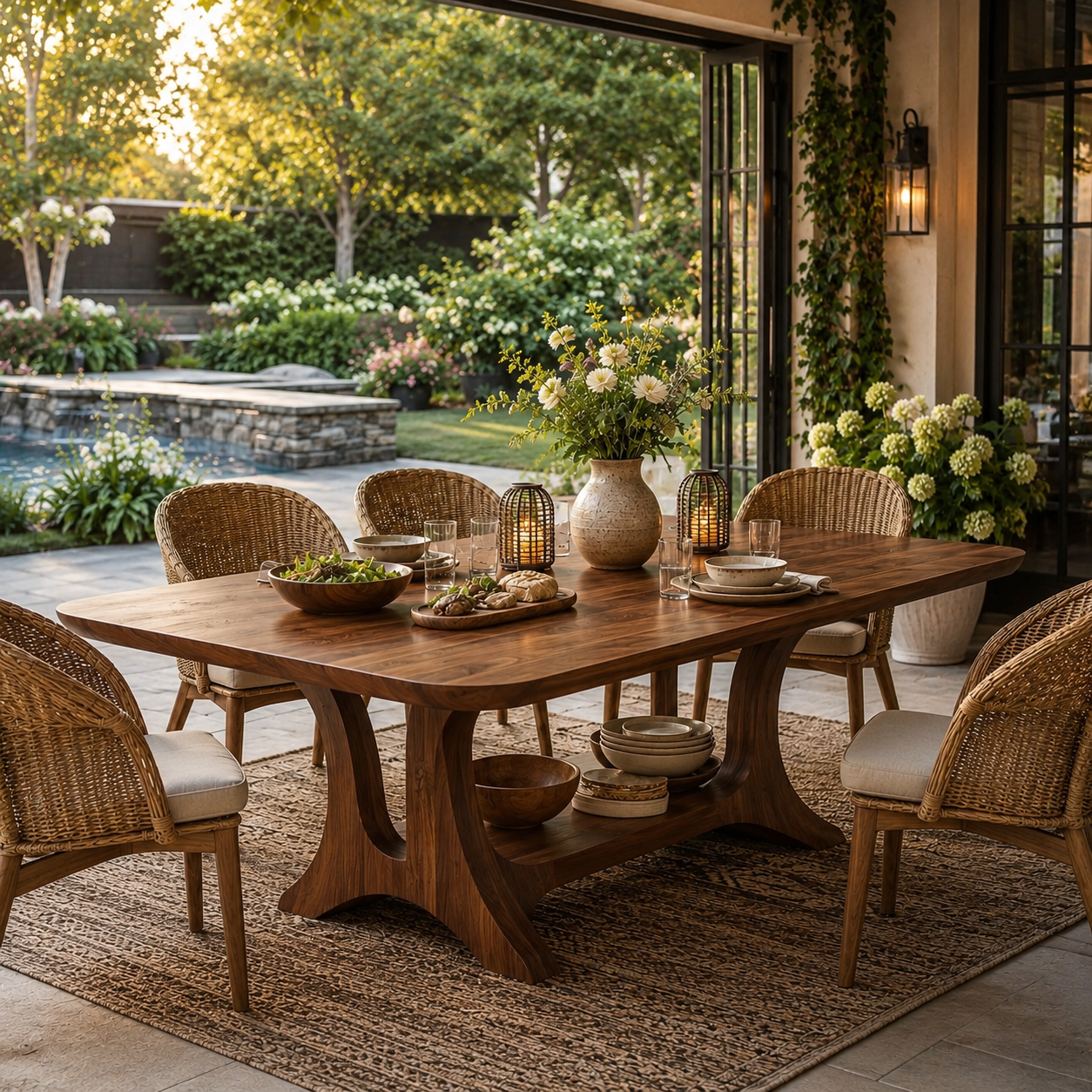 Harvest Sculptural Dining Table - Design 017 - product image 02