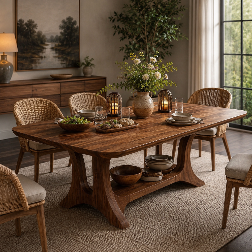 Harvest Sculptural Dining Table - Design 017 - product image 03