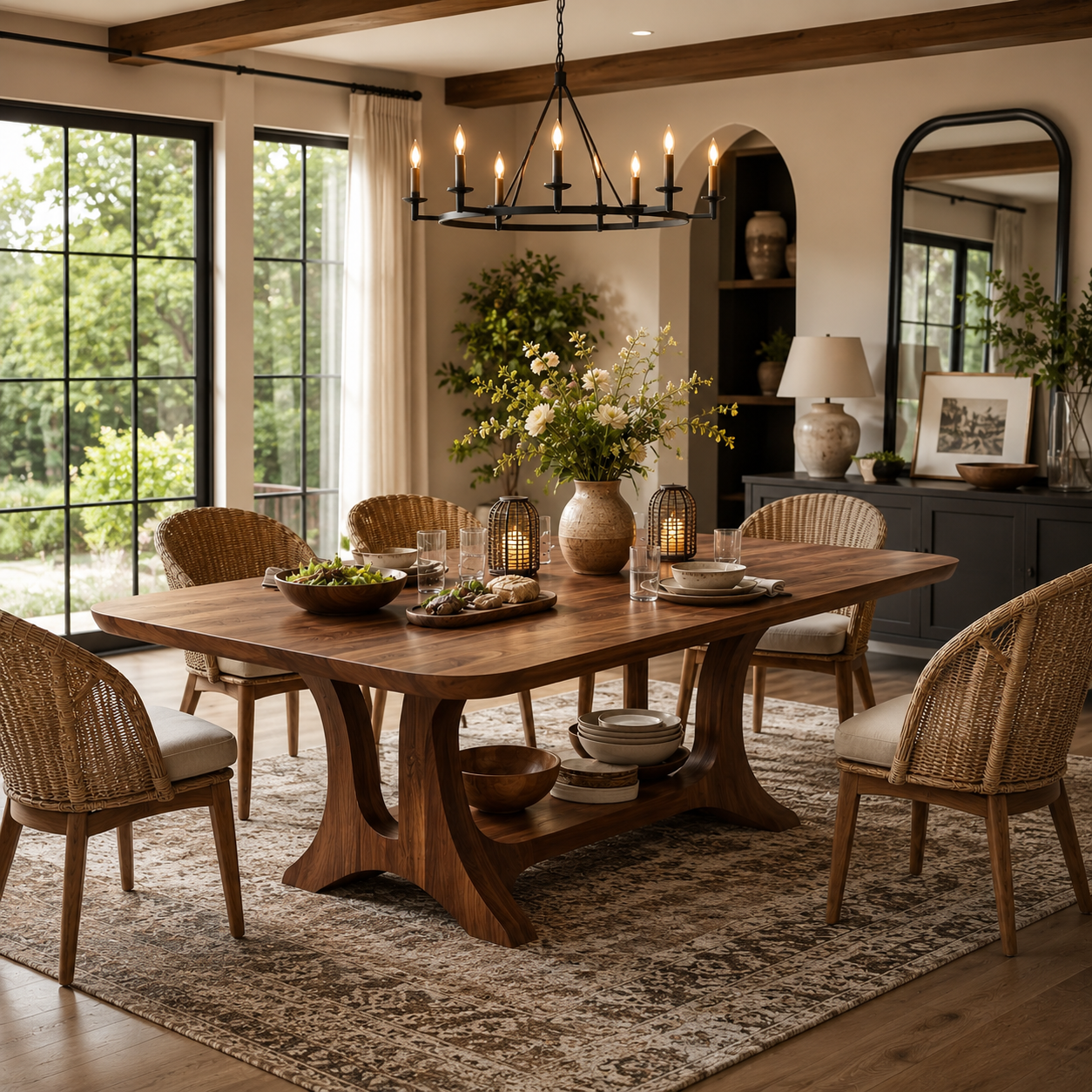 Harvest Sculptural Dining Table - Design 017 - product image 04