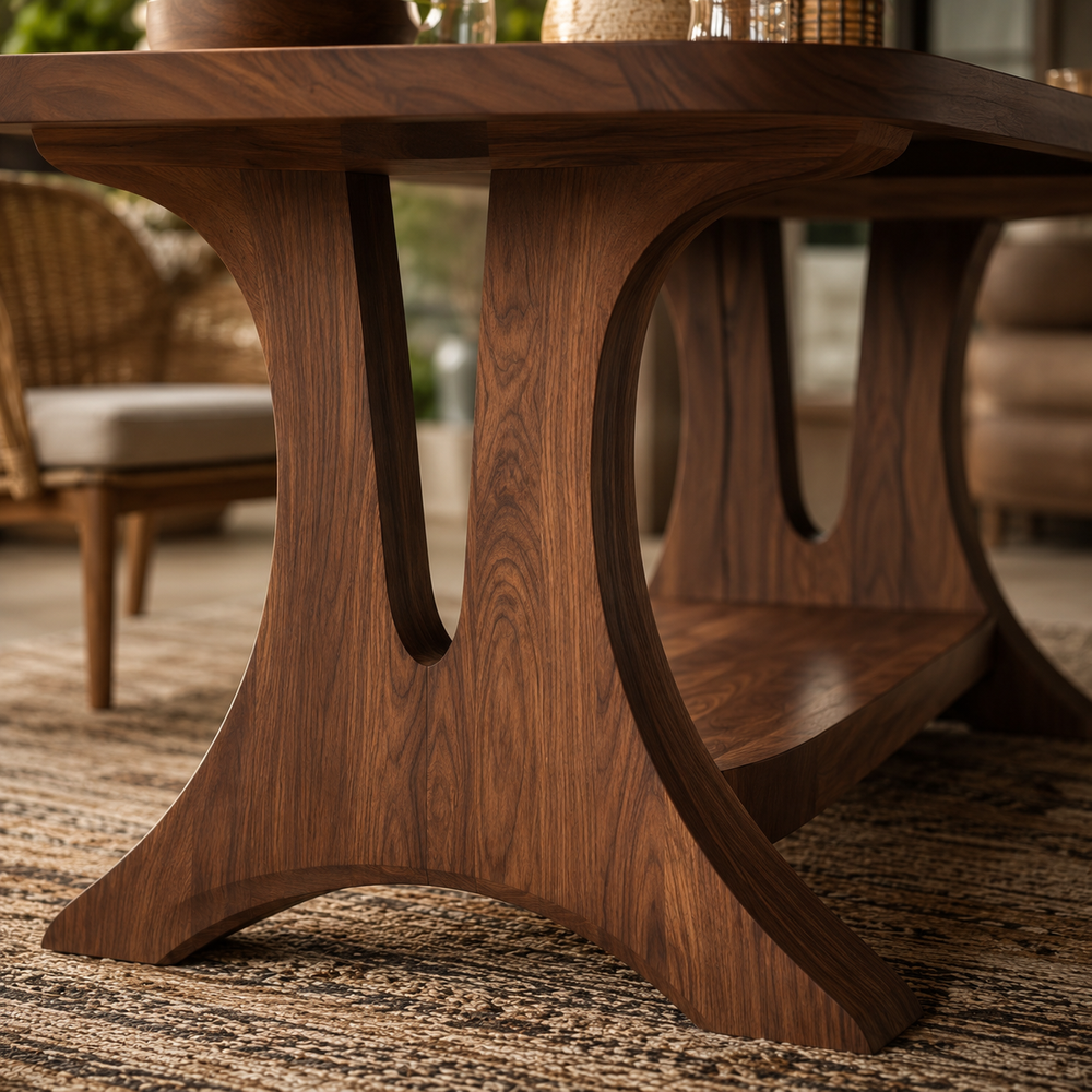Harvest Sculptural Dining Table - Design 017 - product image 06