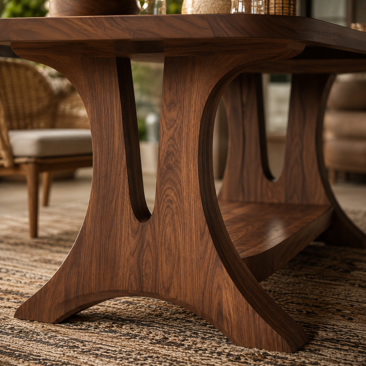Harvest Sculptural Dining Table - Design 017 - product image 06