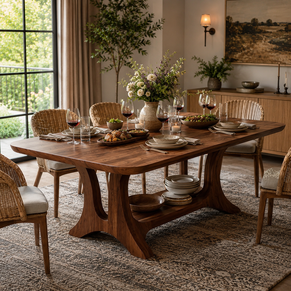 Harvest Sculptural Dining Table - Design 017 - product image 07