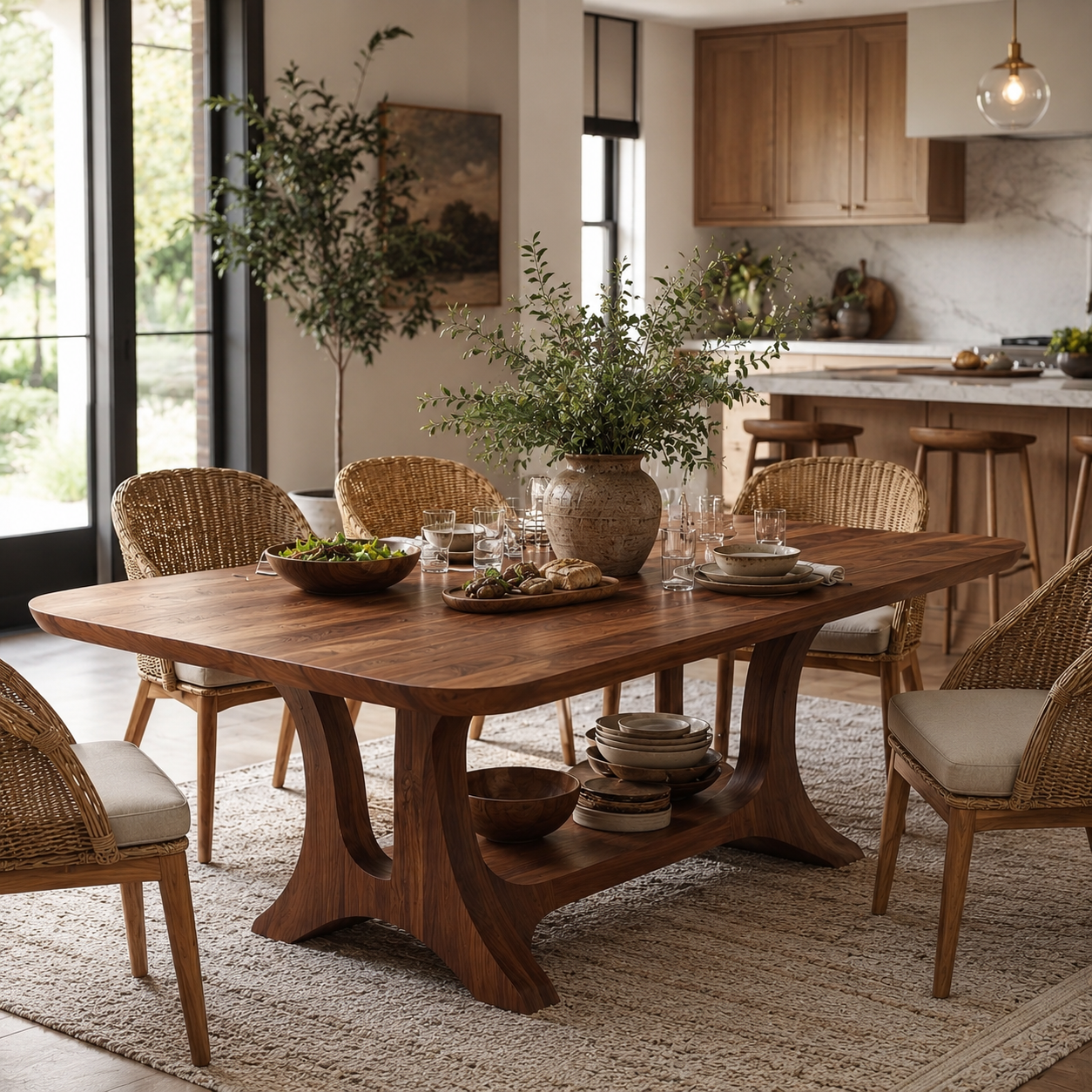 Harvest Sculptural Dining Table - Design 017 - product image 10