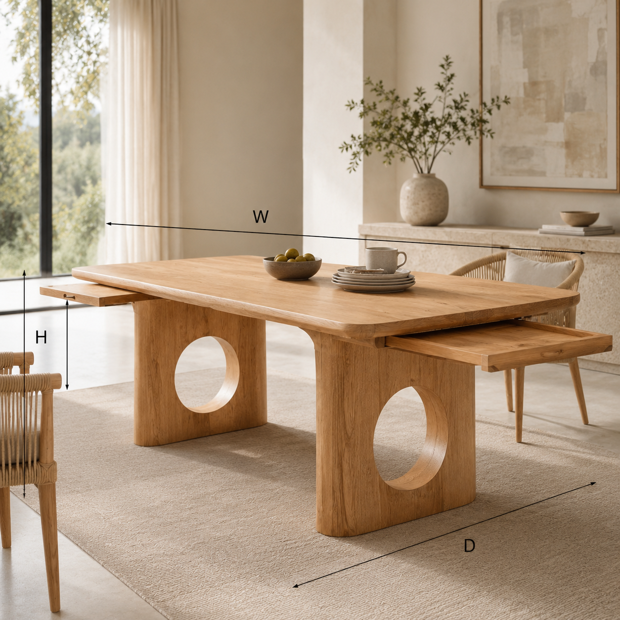 Atlas Organic Dining Table - Design 018 - product image 08