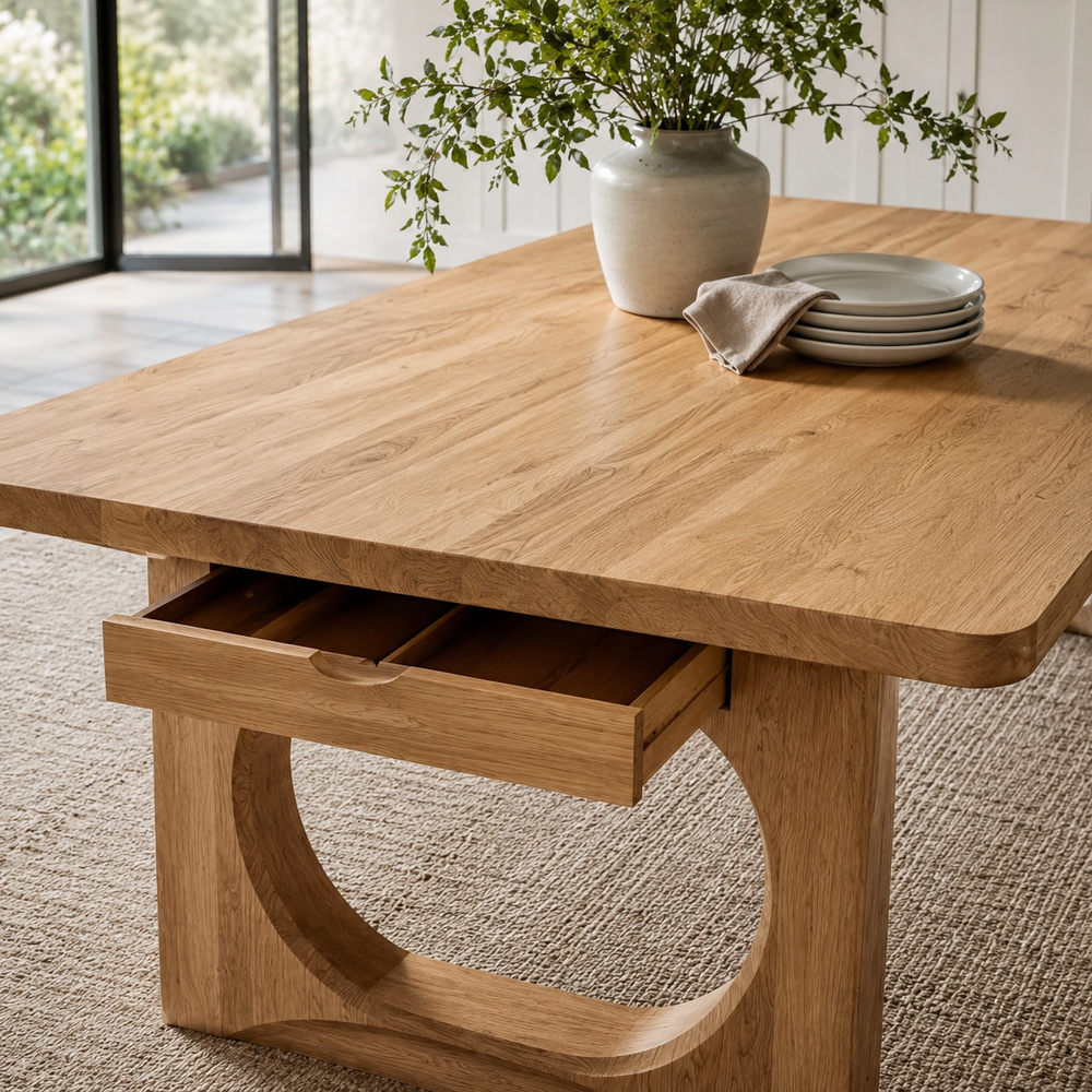 Juniper Solid Wood Dining Table - Design 019 - product image 05