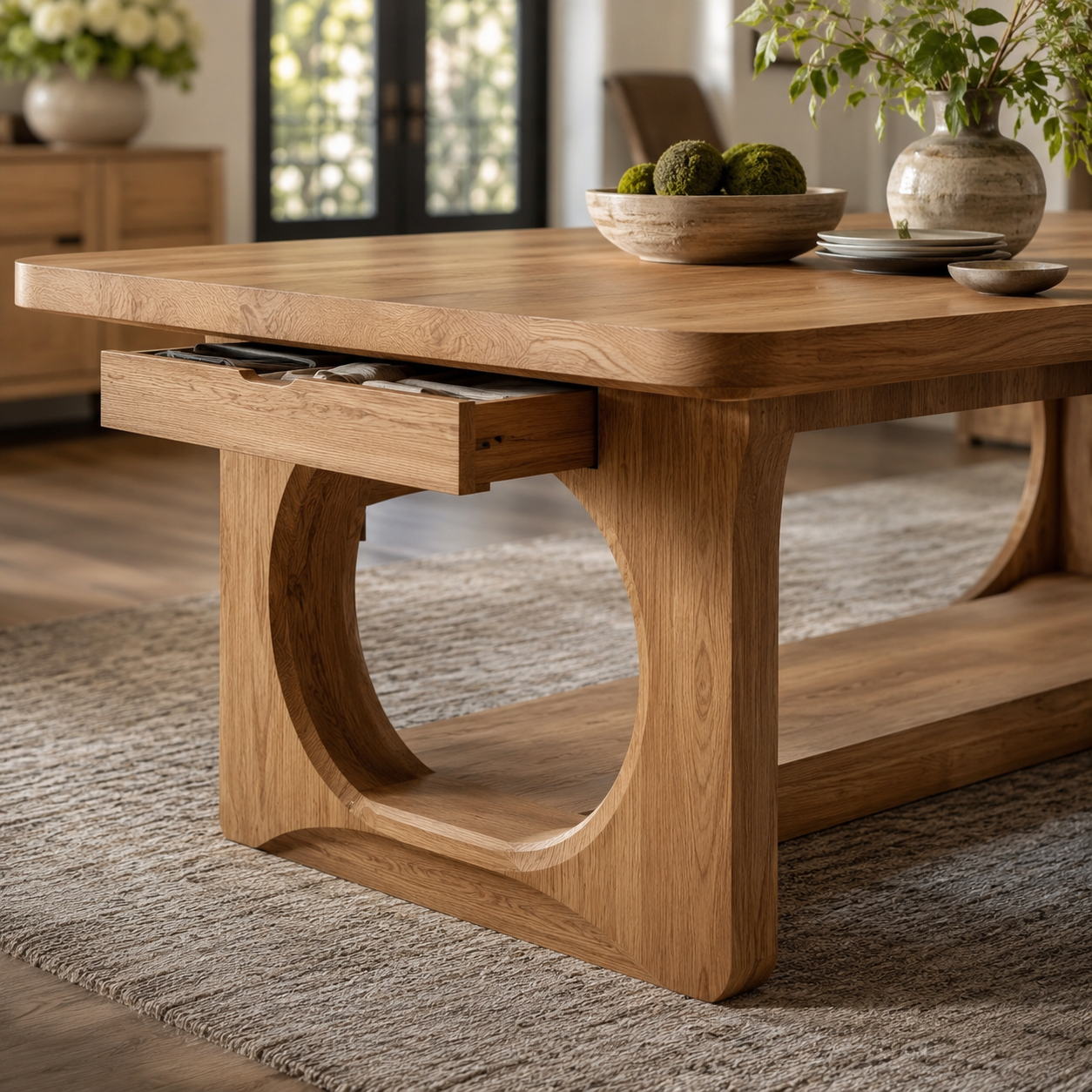 Juniper Solid Wood Dining Table - Design 019 - product image 06
