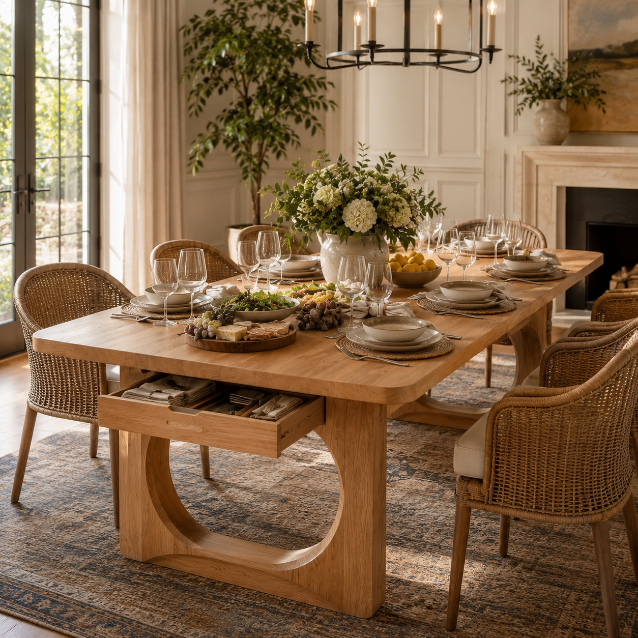Juniper Solid Wood Dining Table - Design 019 - product image 07