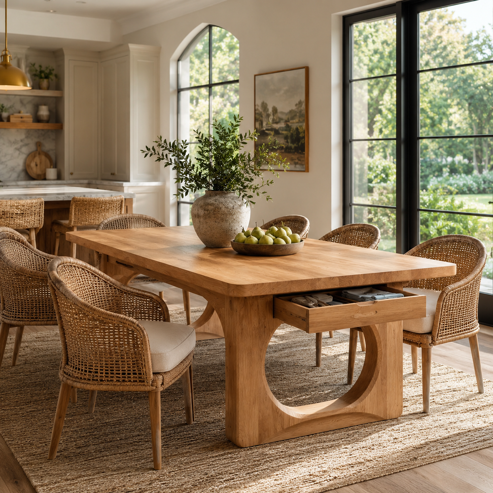 Juniper Solid Wood Dining Table - Design 019 - product image 10