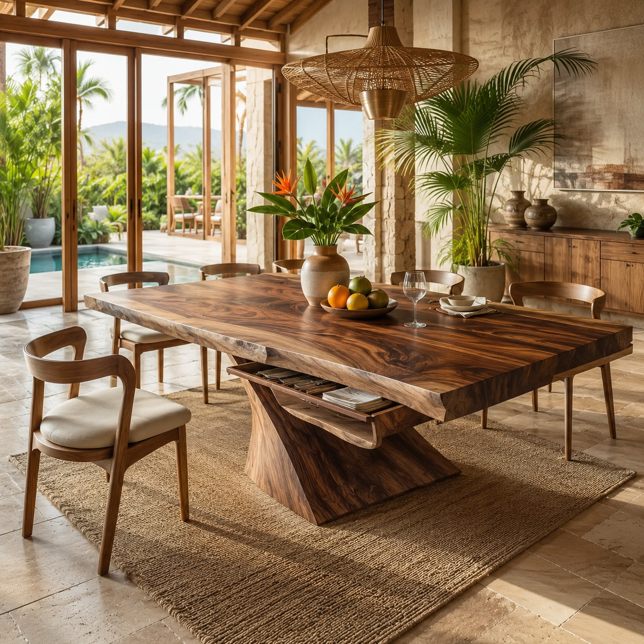 Monterey Statement Dining Table - Design 020 - main view