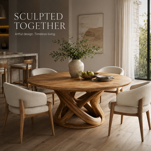 Harvest Sculptural Dining Table - Design 021 - product image 02