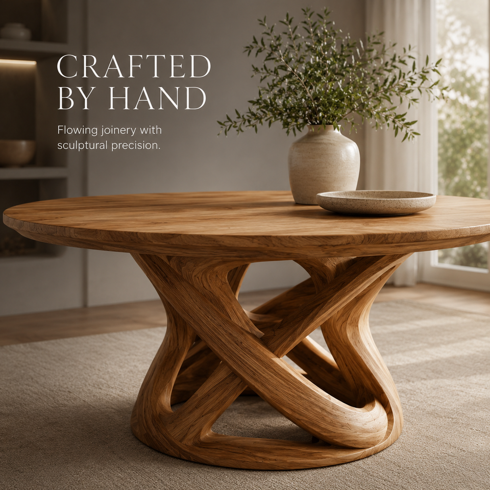 Harvest Sculptural Dining Table - Design 021 - product image 06