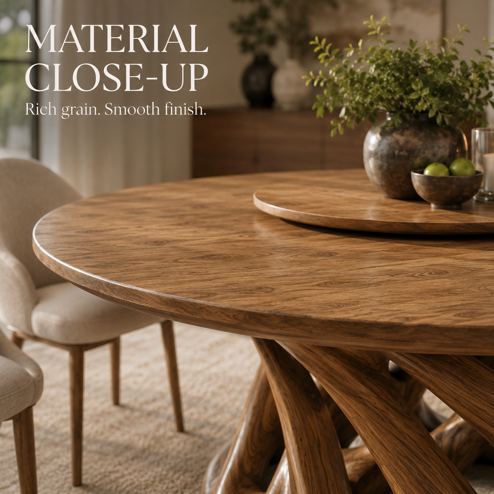 Atlas Organic Dining Table - Design 022 - product image 05