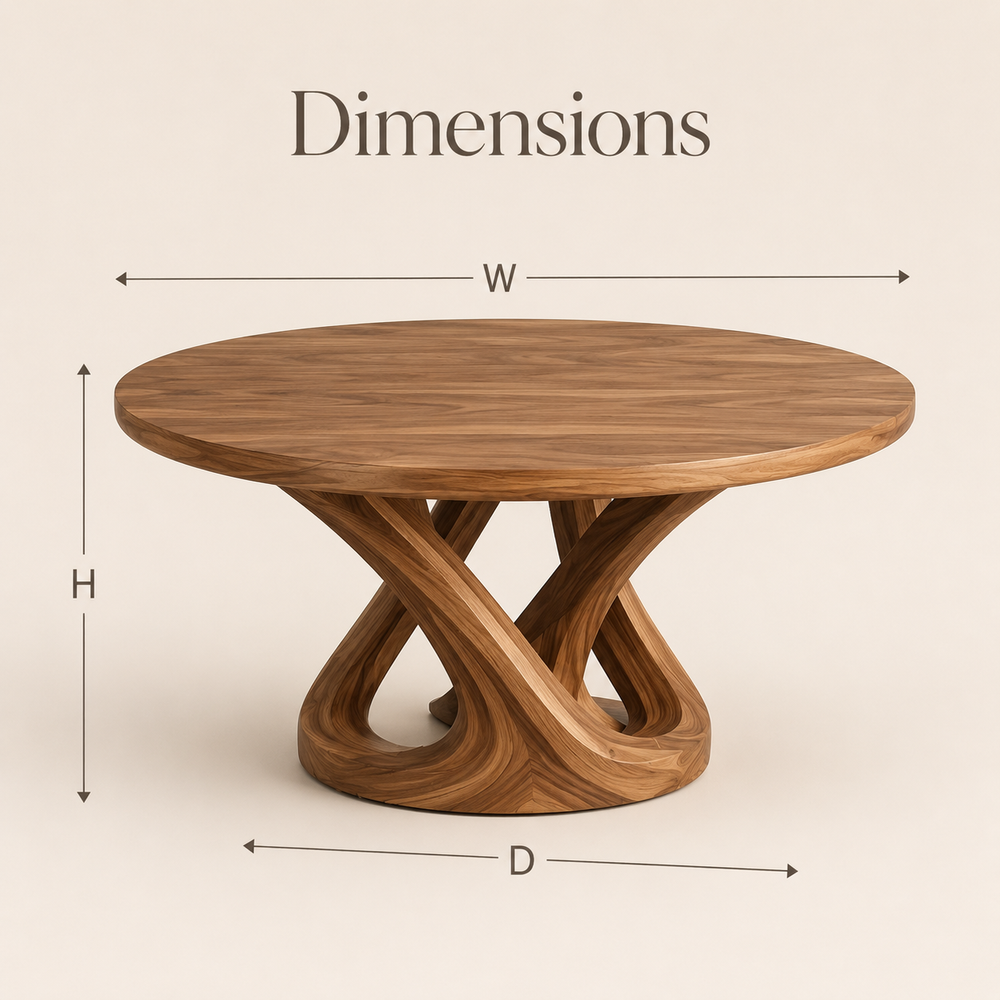 Juniper Solid Wood Dining Table - Design 023 - product image 08