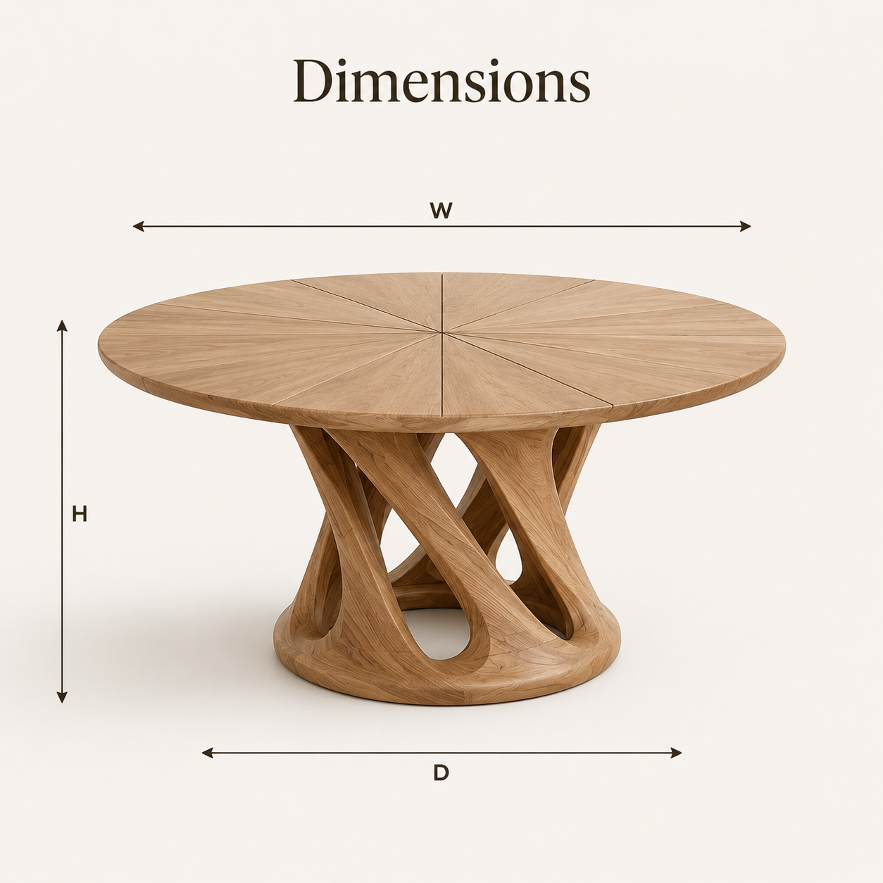 Monterey Statement Dining Table - Design 024 - product image 08