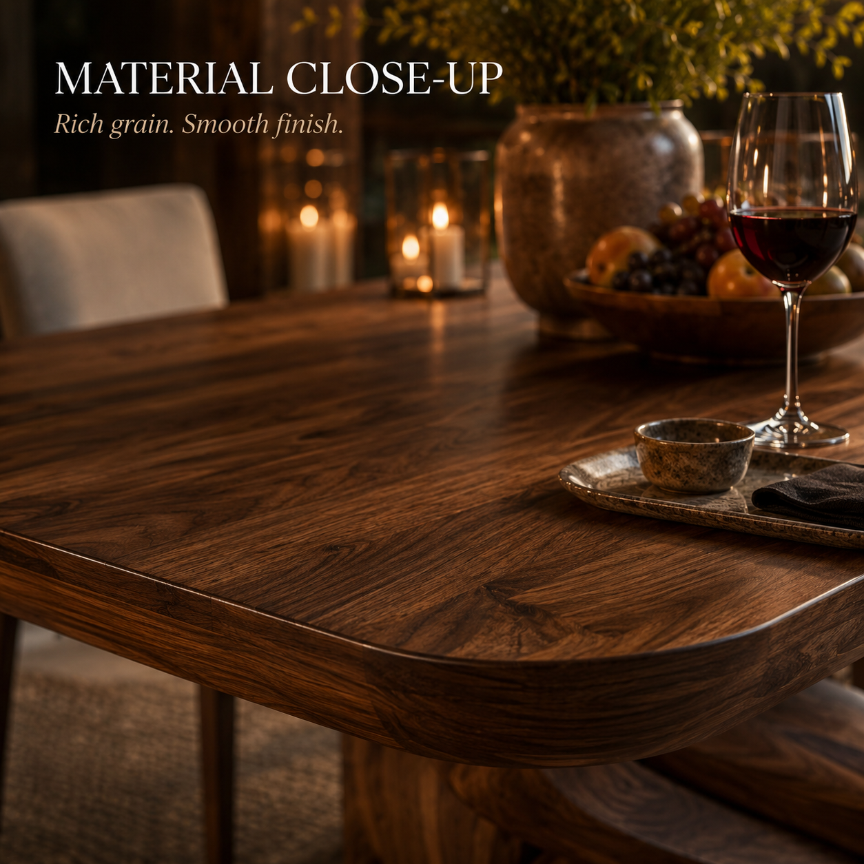 Canyon Rounded Dining Table - Design 025 - product image 06