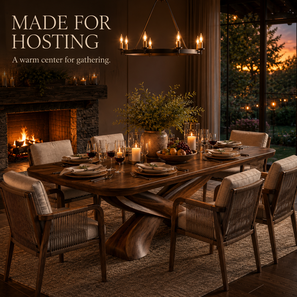 Canyon Rounded Dining Table - Design 025 - product image 07