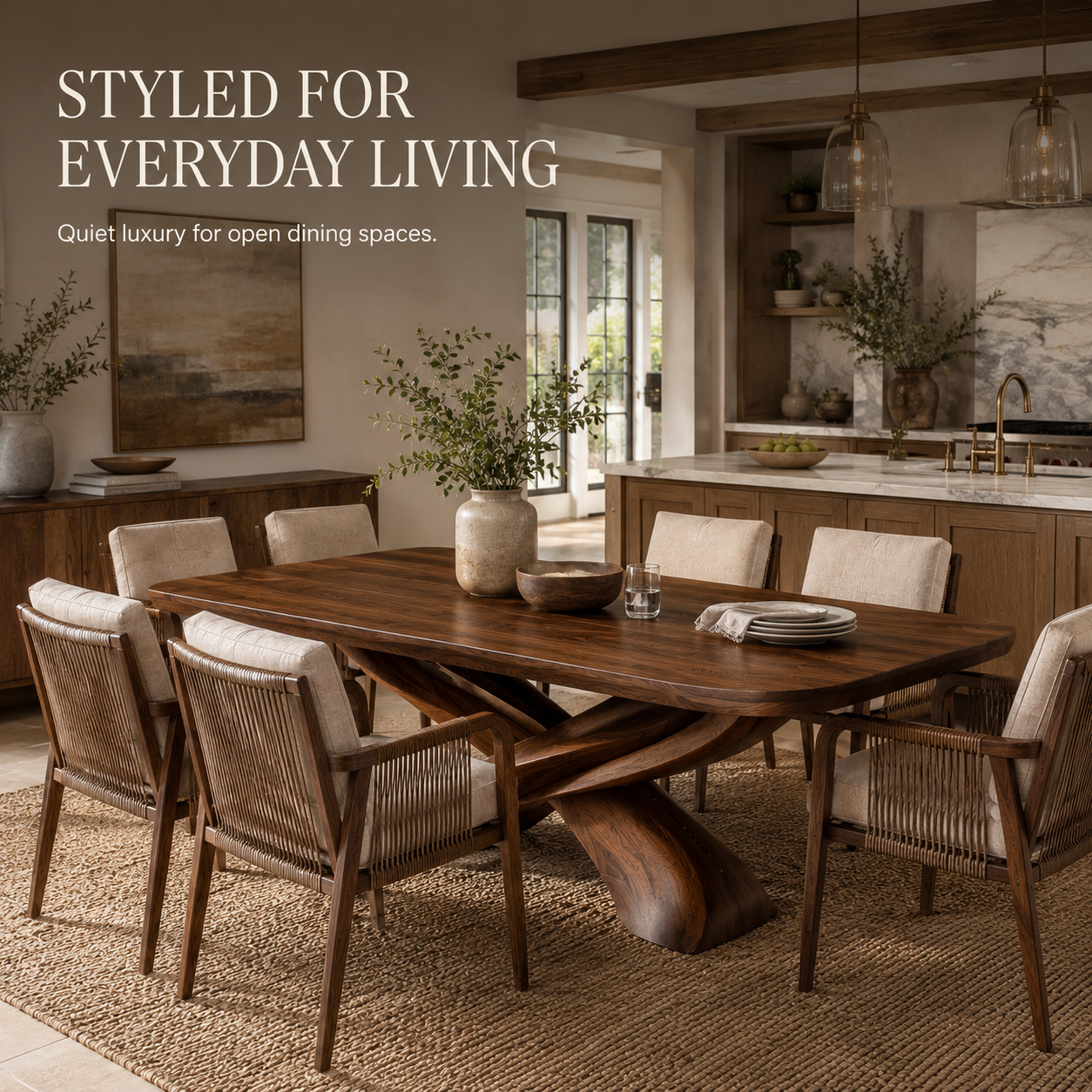 Canyon Rounded Dining Table - Design 025 - product image 10