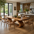 Briar Soft Edge Dining Table - Design 028 - main view