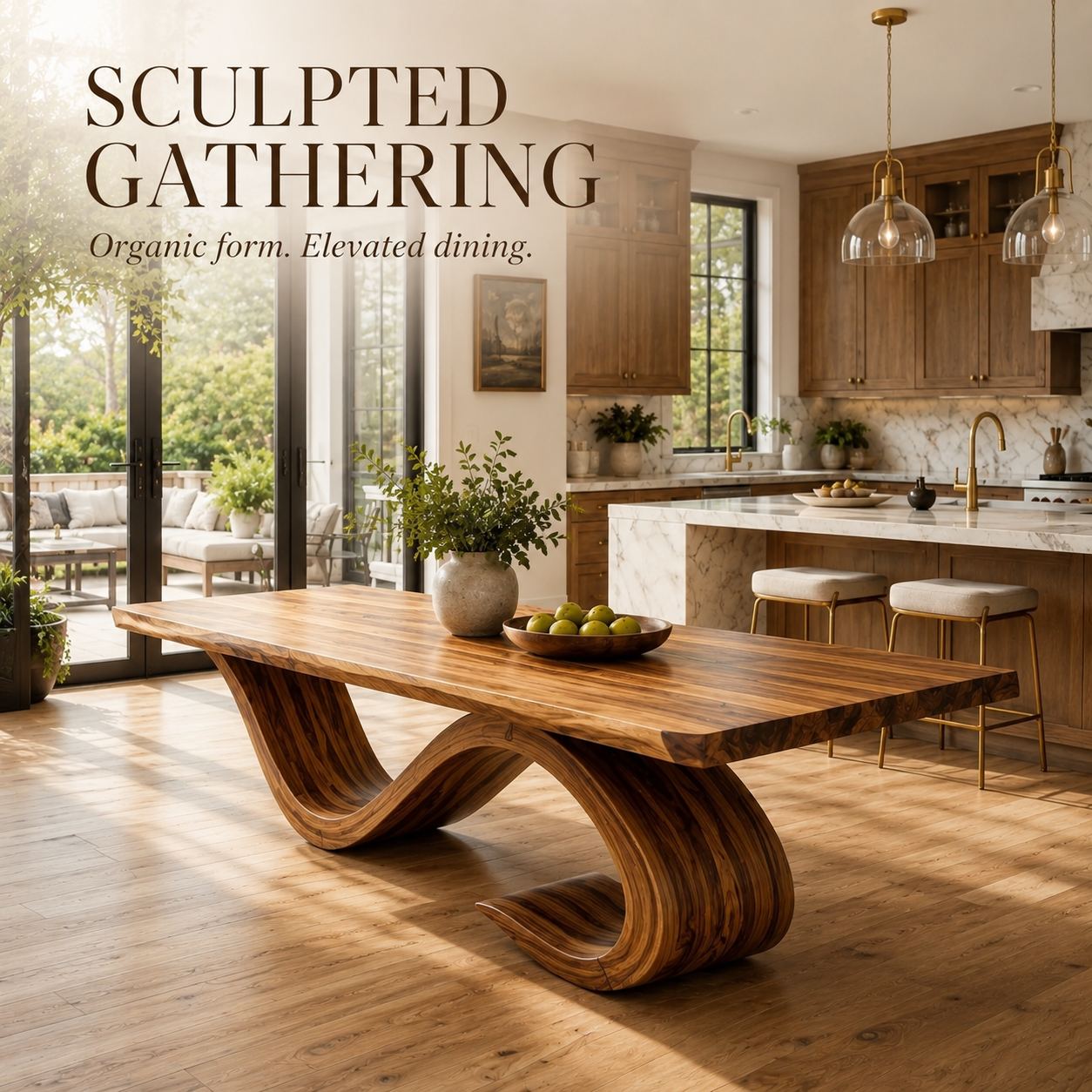 Briar Soft Edge Dining Table - Design 028 - product image 02