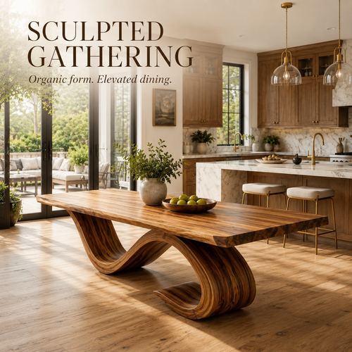 Briar Soft Edge Dining Table - Design 028 - product image 02