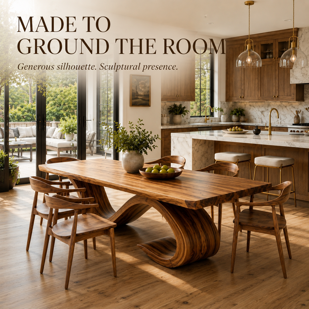 Briar Soft Edge Dining Table - Design 028 - product image 04