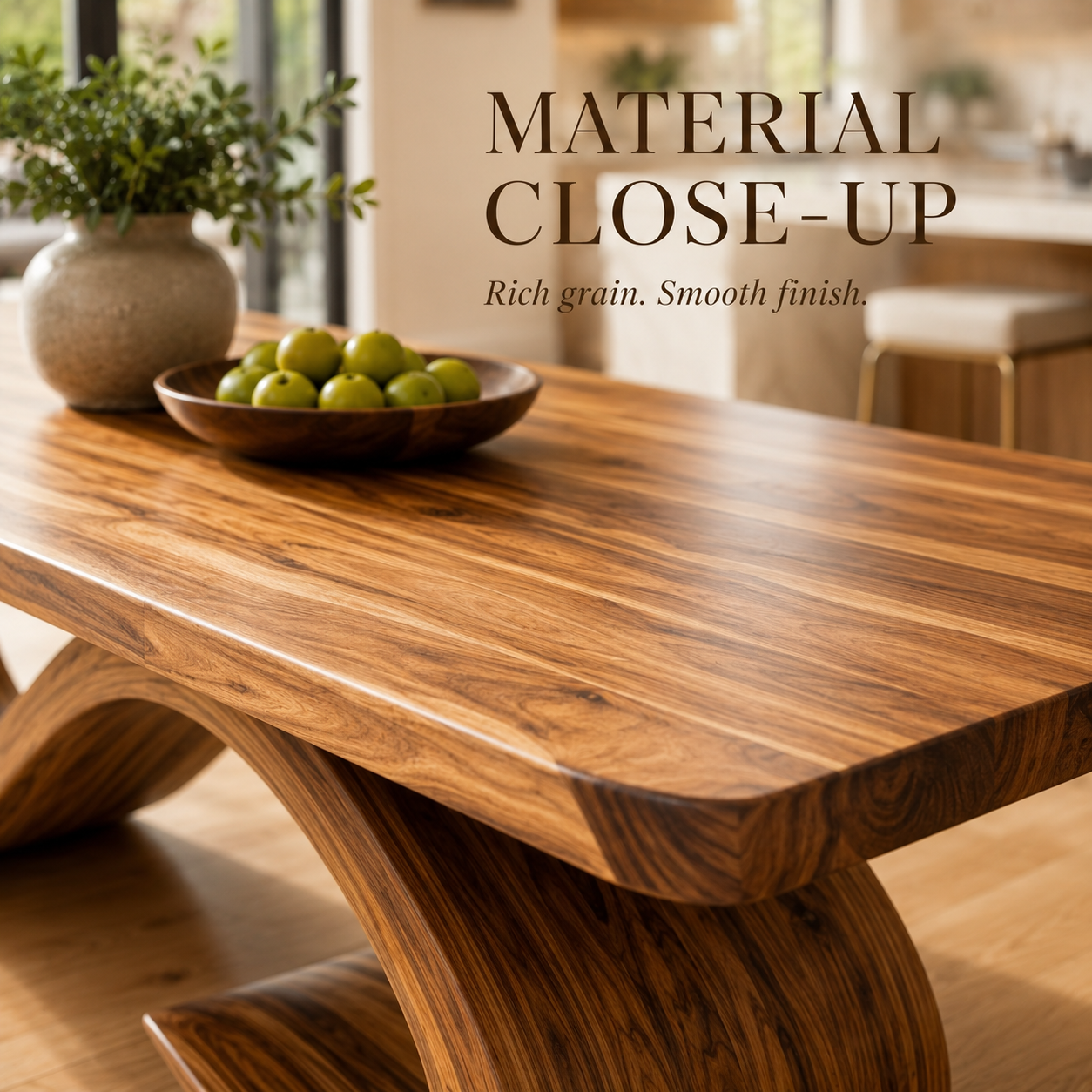 Briar Soft Edge Dining Table - Design 028 - product image 05