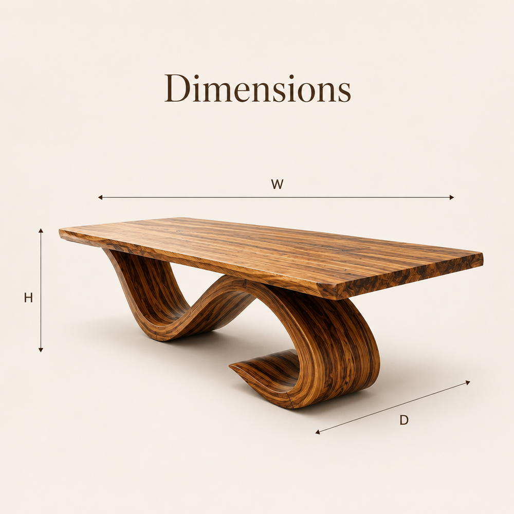 Briar Soft Edge Dining Table - Design 028 - product image 08