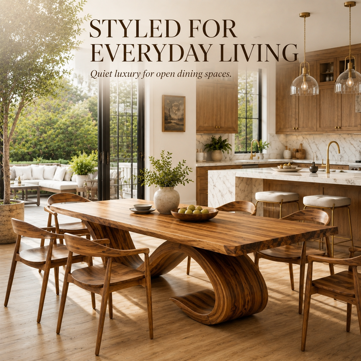 Briar Soft Edge Dining Table - Design 028 - product image 10