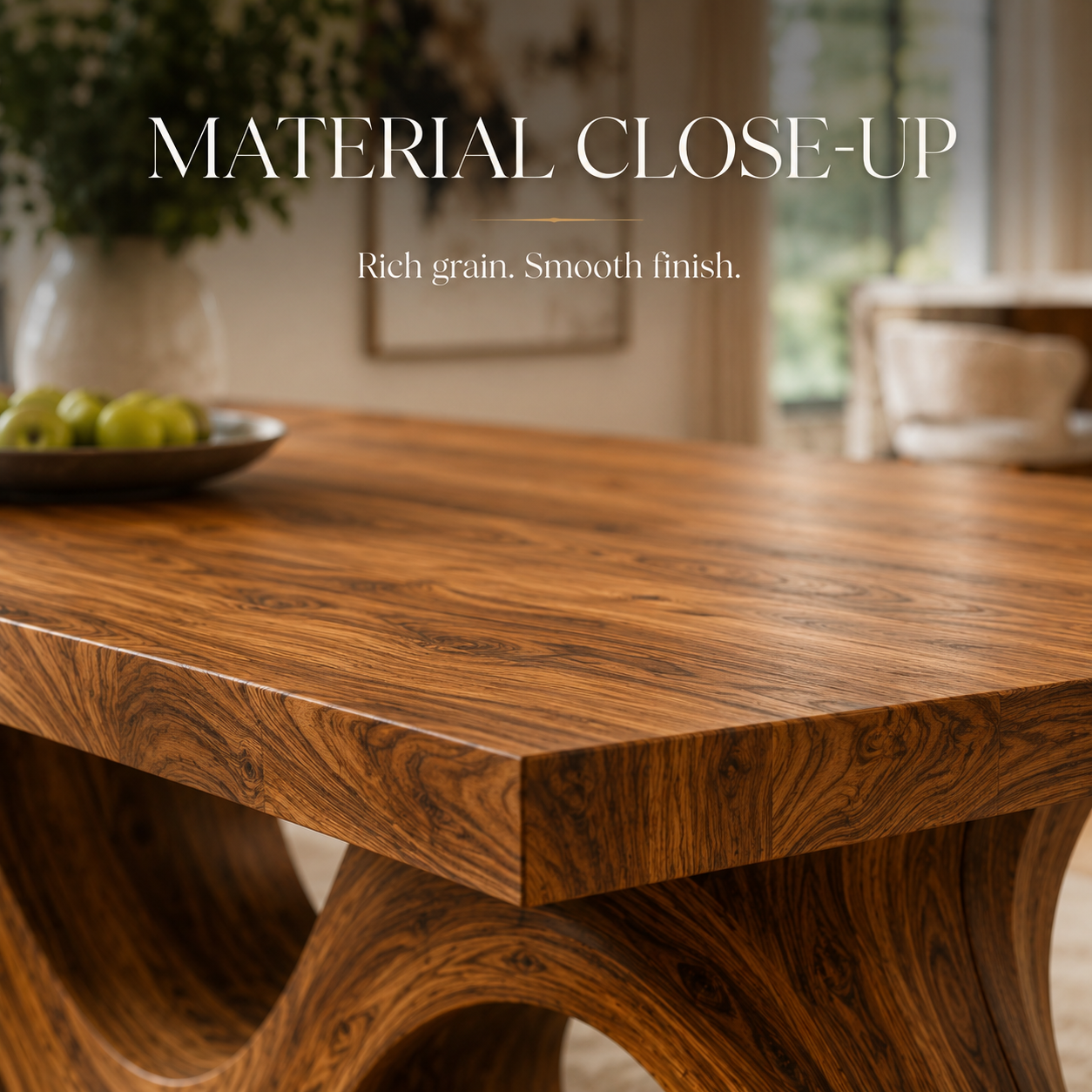 Harvest Sculptural Dining Table - Design 029 - product image 05