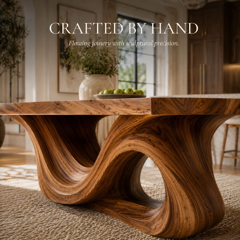 Harvest Sculptural Dining Table - Design 029 - product image 06