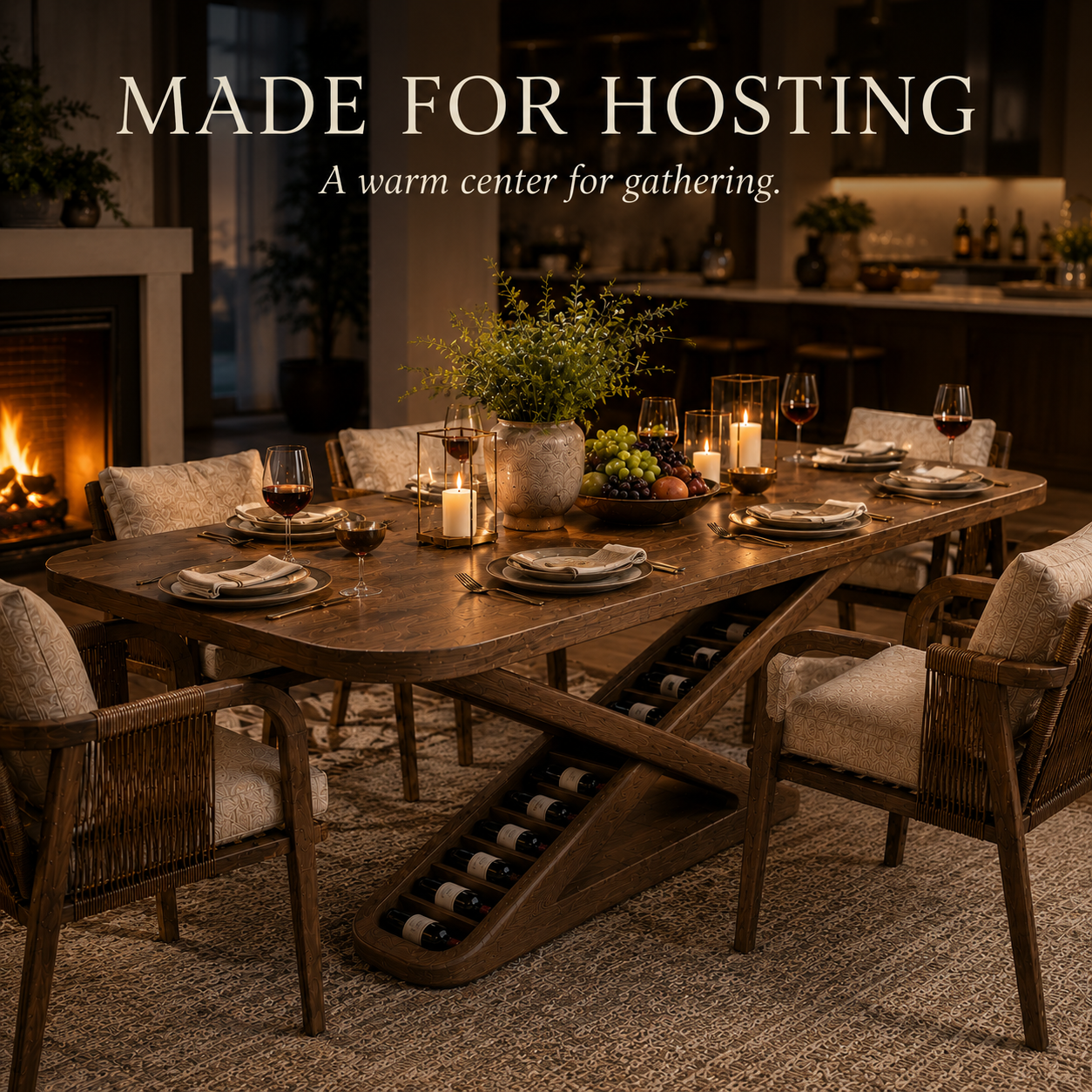 Atlas Organic Dining Table - Design 030 - product image 07