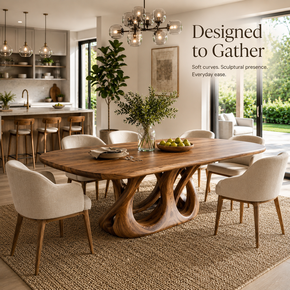 Juniper Solid Wood Dining Table - Design 031 - product image 03