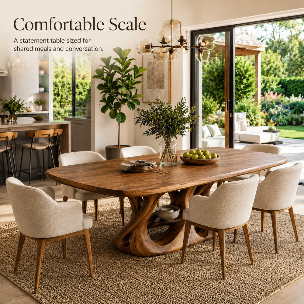 Juniper Solid Wood Dining Table - Design 031 - product image 04