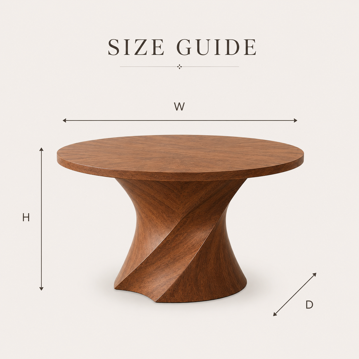 Monterey Round Dining Table - Design 032 - product image 04