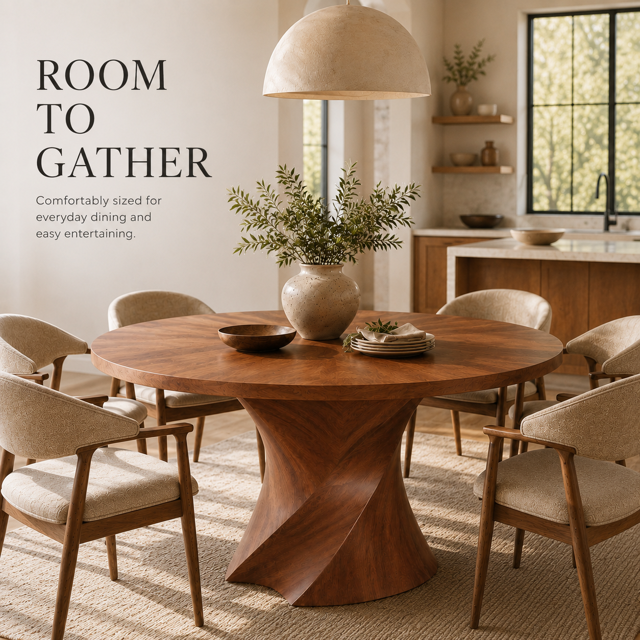Monterey Round Dining Table - Design 032 - product image 06