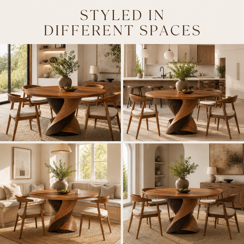 Canyon Rounded Dining Table - Design 033 - product image 08