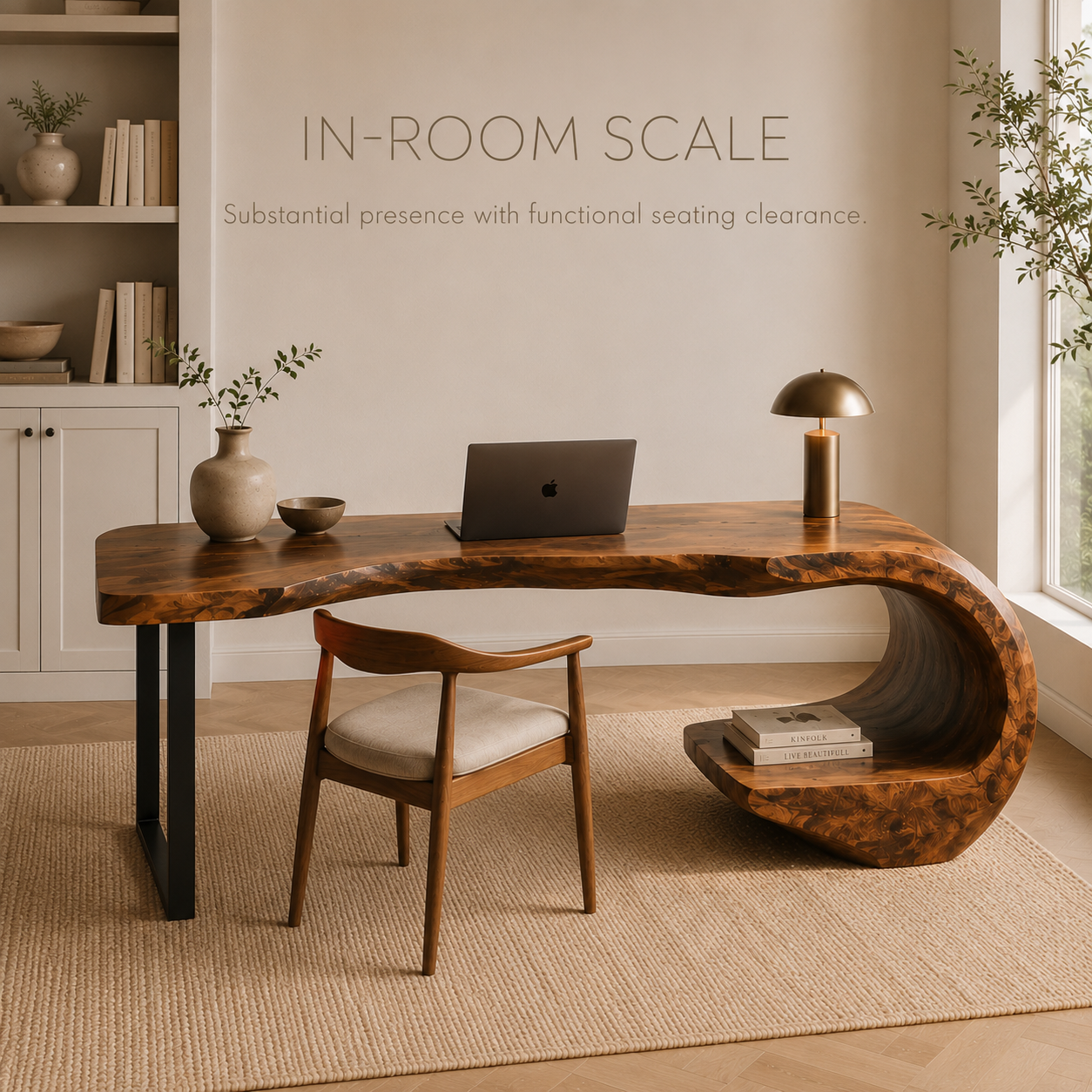Avery Sculptural Executive Desk - Design 001 - product image 04