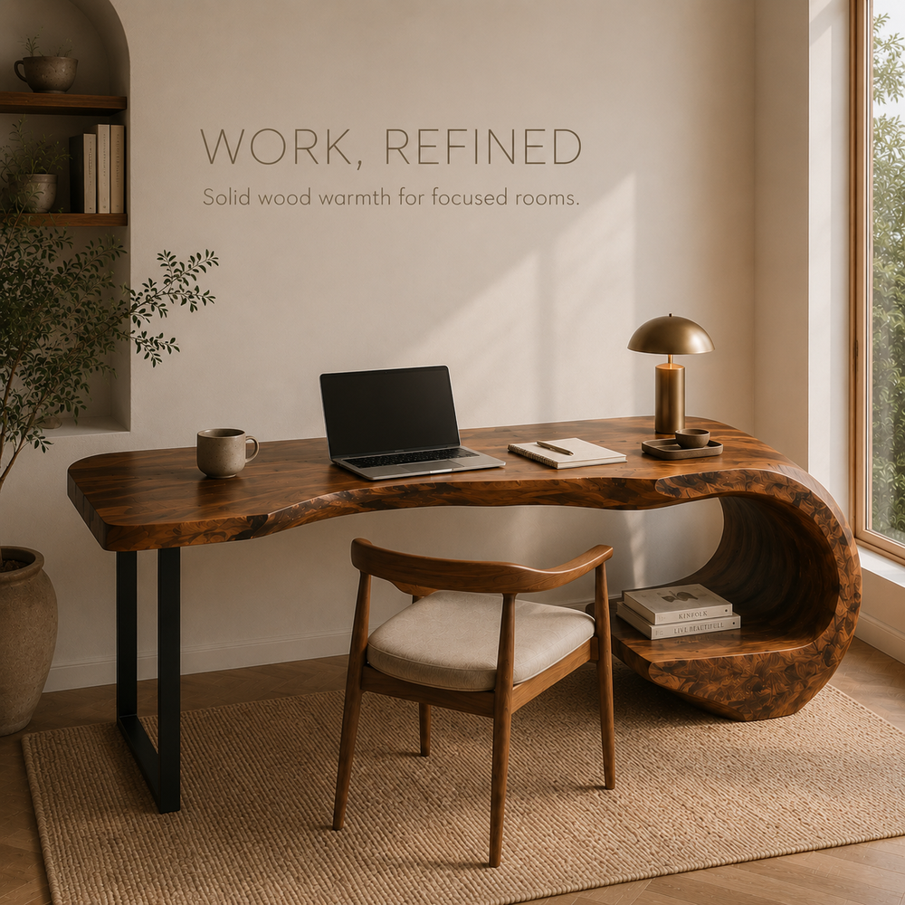Avery Sculptural Executive Desk - Design 001 - product image 07