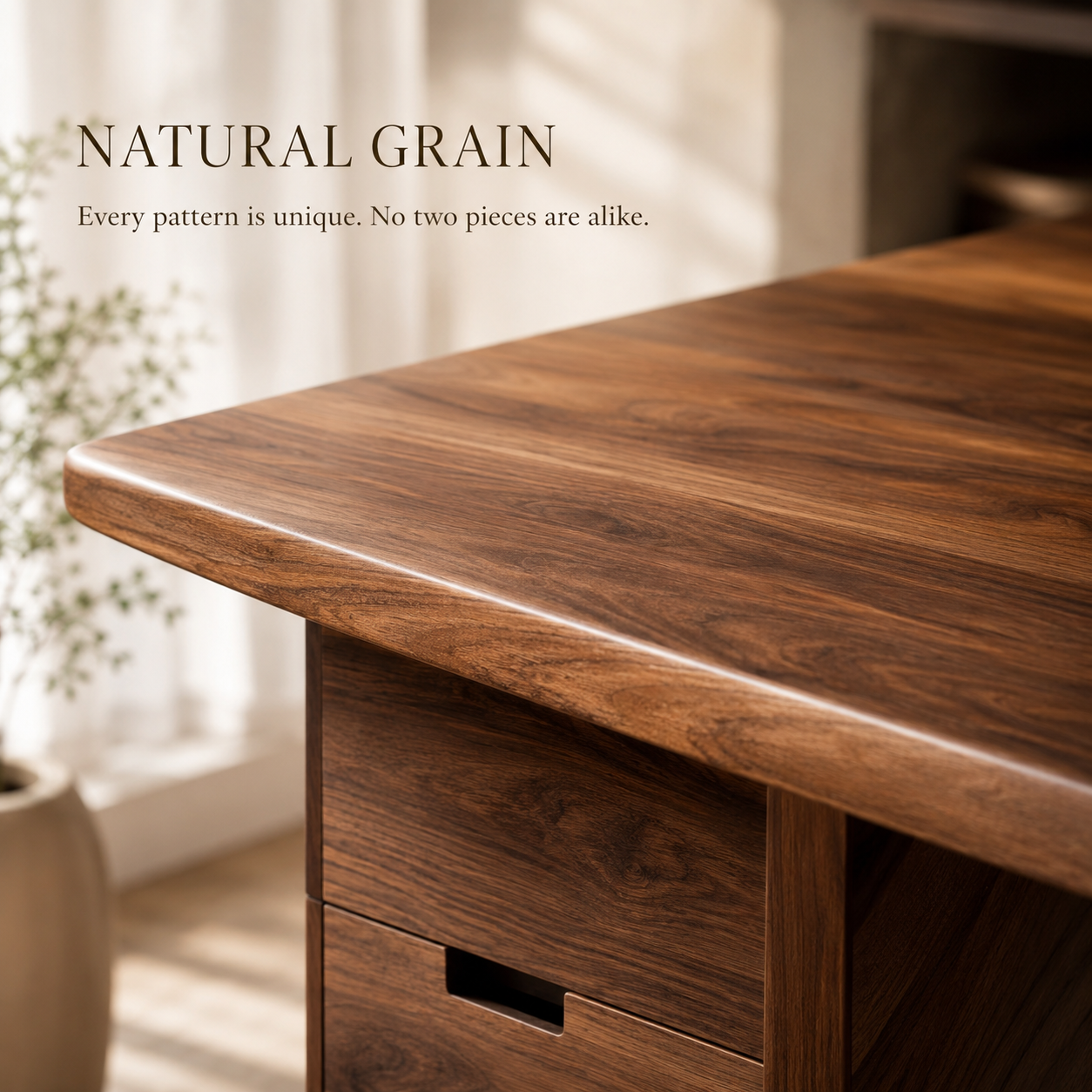 Rowan Curved Wood Office Desk - Design 002 - product image 05