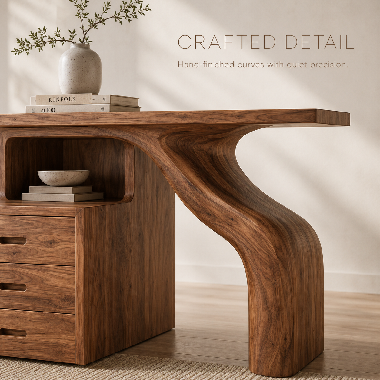 Marin Organic Modern Writing Desk - Design 003 - product image 06