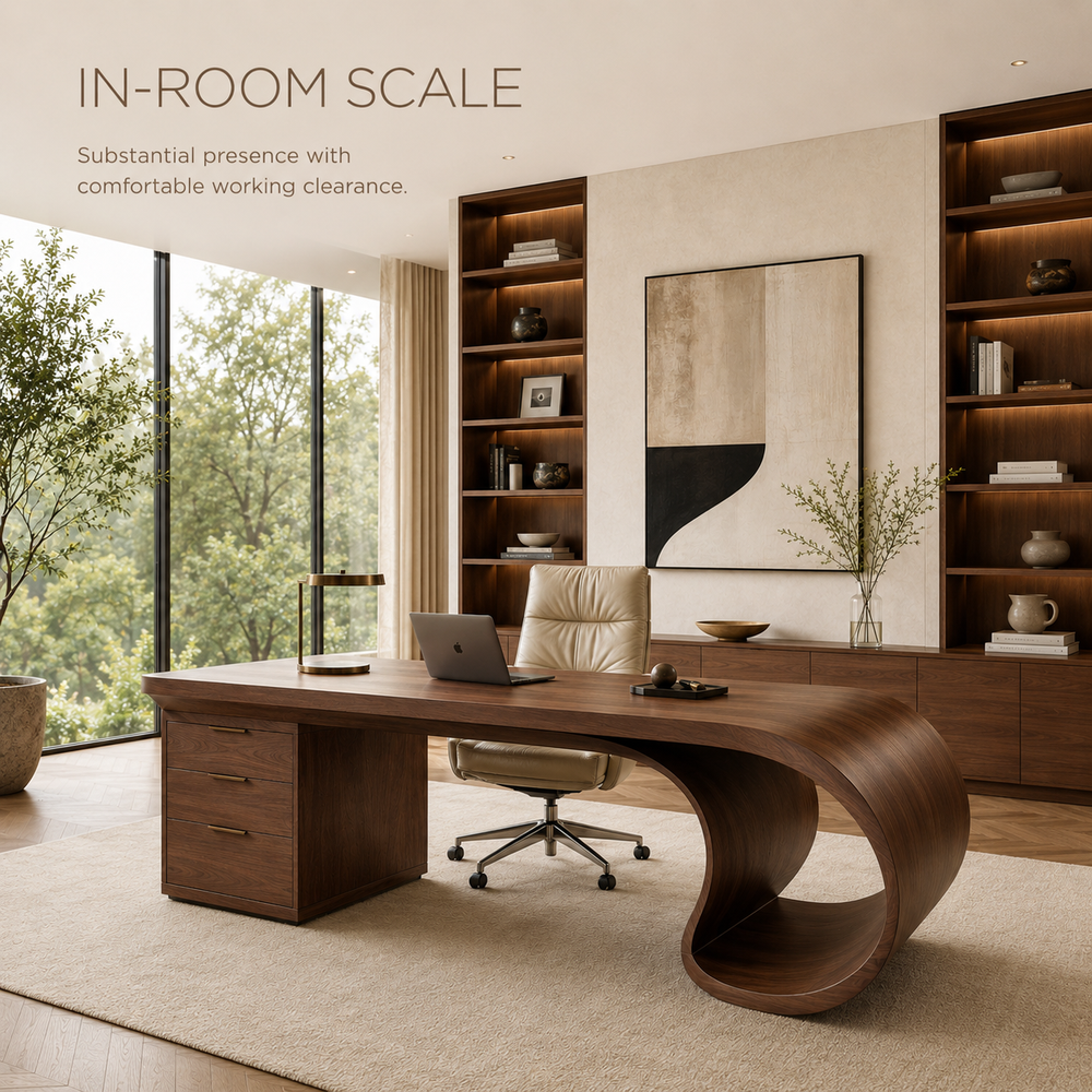 Isla Statement Home Office Desk - Design 004 - product image 04