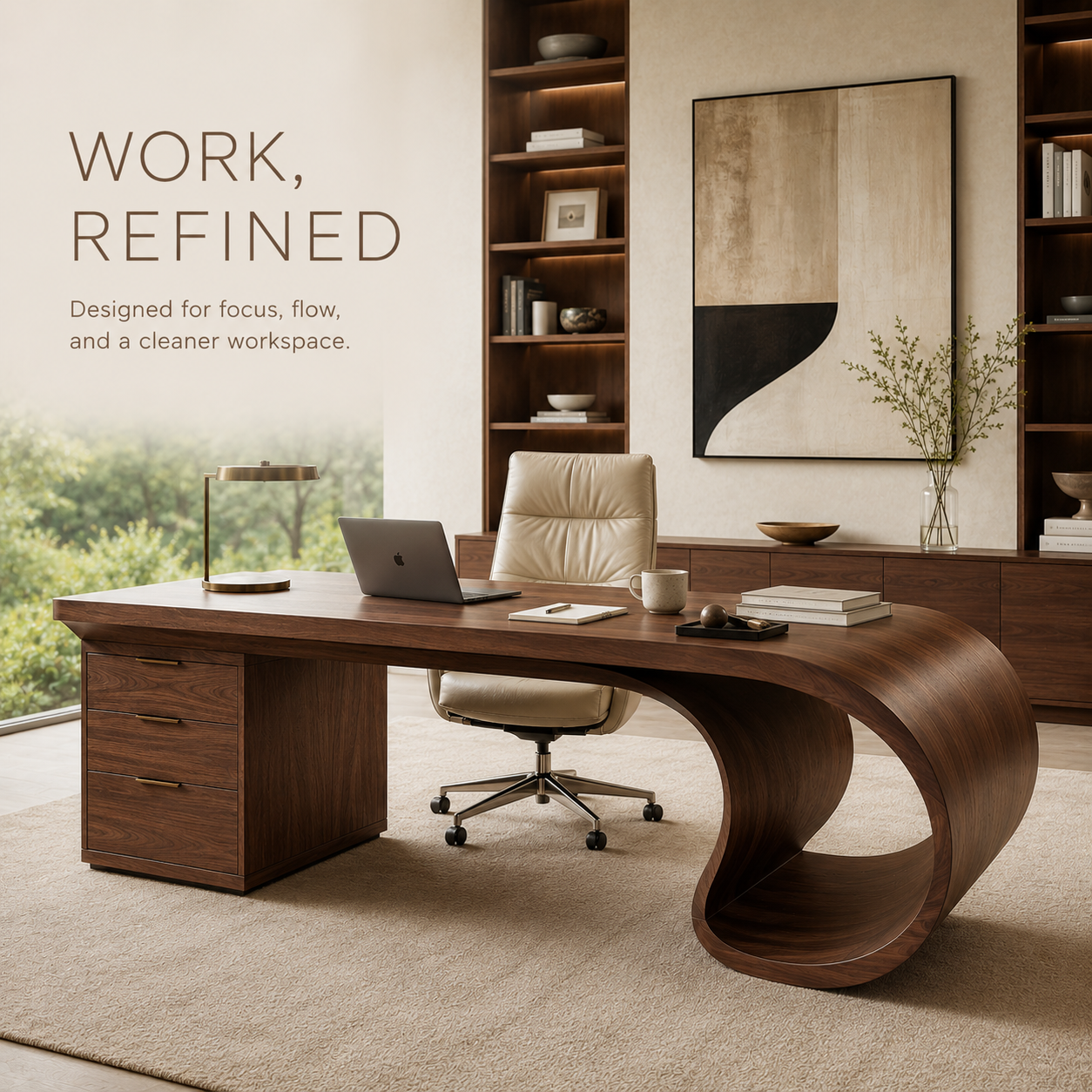 Isla Statement Home Office Desk - Design 004 - product image 07